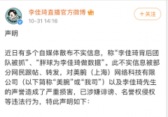 李佳琦背后团队被抓?